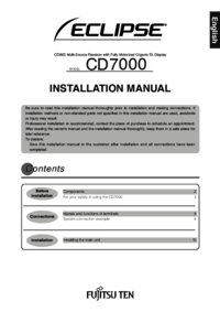 a Ver el documento Eclipse-fujitsu-ten CD7000 Manual de usuario