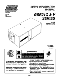 a Ver el documento Lennox-international-inc GSR21Q Manual de usuario