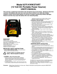 a Ver el documento Associated-equipment 6275 Manual de usuario
