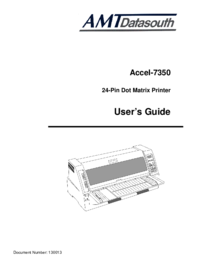 a Ver el documento Amt-datasouth Accel 7350 Manual de usuario