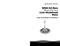 a Ver el documento Treasure-garden BA50x Art Deco Base Manual de usuario